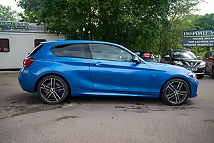 Used 2019 BMW 1 Series M Sport Shadow Edition Estoril Blue - Interior and Exterior details 9