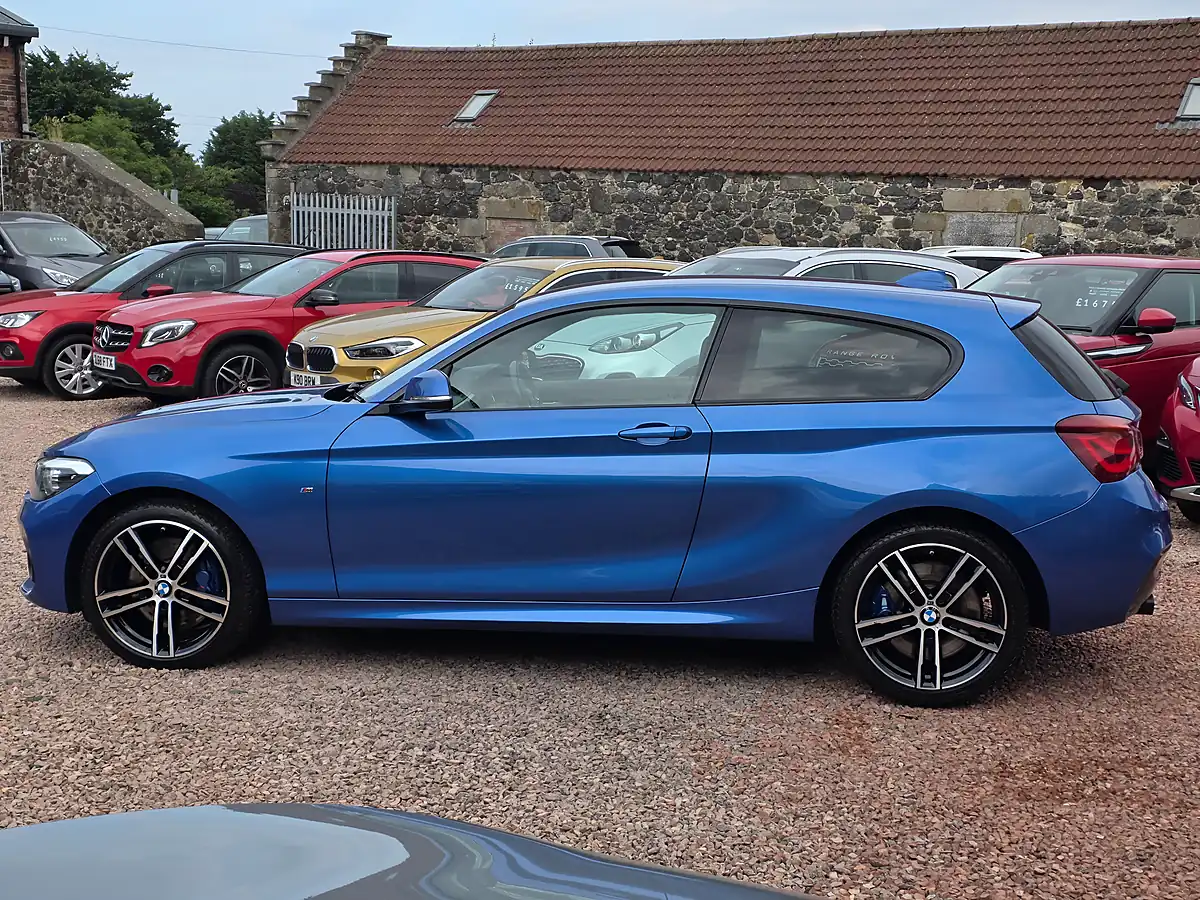 Used 2019 BMW 1 Series M Sport Shadow Edition Estoril Blue - Interior and Exterior details 14