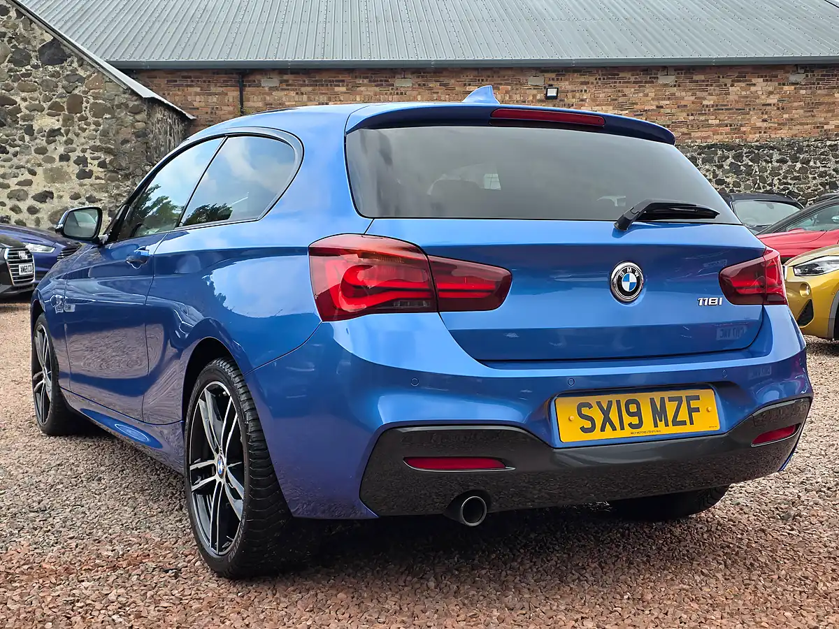Used 2019 BMW 1 Series M Sport Shadow Edition Estoril Blue - Interior and Exterior details 15