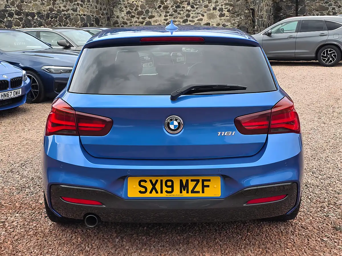 Used 2019 BMW 1 Series M Sport Shadow Edition Estoril Blue - Interior and Exterior details 17