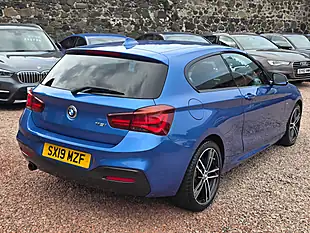 Used 2019 BMW 1 Series M Sport Shadow Edition Estoril Blue - Interior and Exterior details 18
