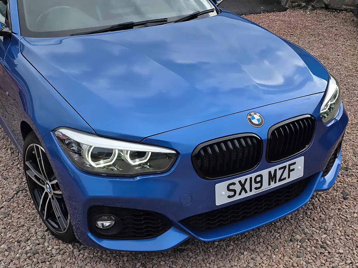 Used 2019 BMW 1 Series M Sport Shadow Edition Estoril Blue - Interior and Exterior details 2