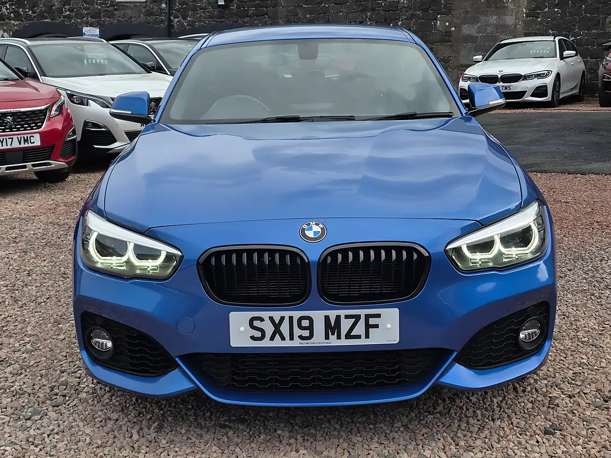 Used 2019 BMW 1 Series M Sport Shadow Edition Estoril Blue - Interior and Exterior details 3