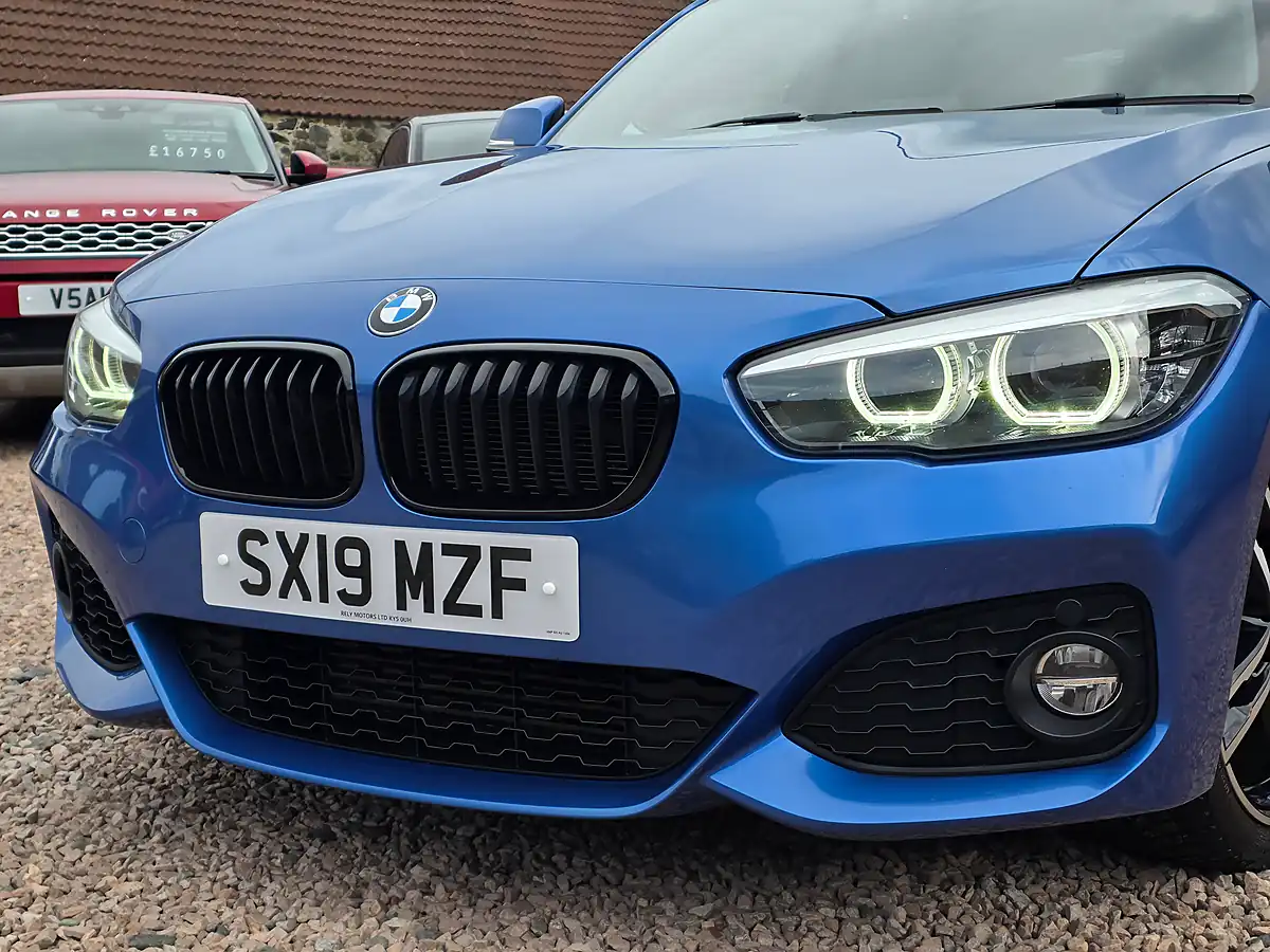 Used 2019 BMW 1 Series M Sport Shadow Edition Estoril Blue - Interior and Exterior details 6