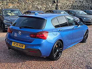 Used 2019 BMW 1 Series M Sport Shadow Edition Estoril Blue Metallic - Interior and Exterior details 18