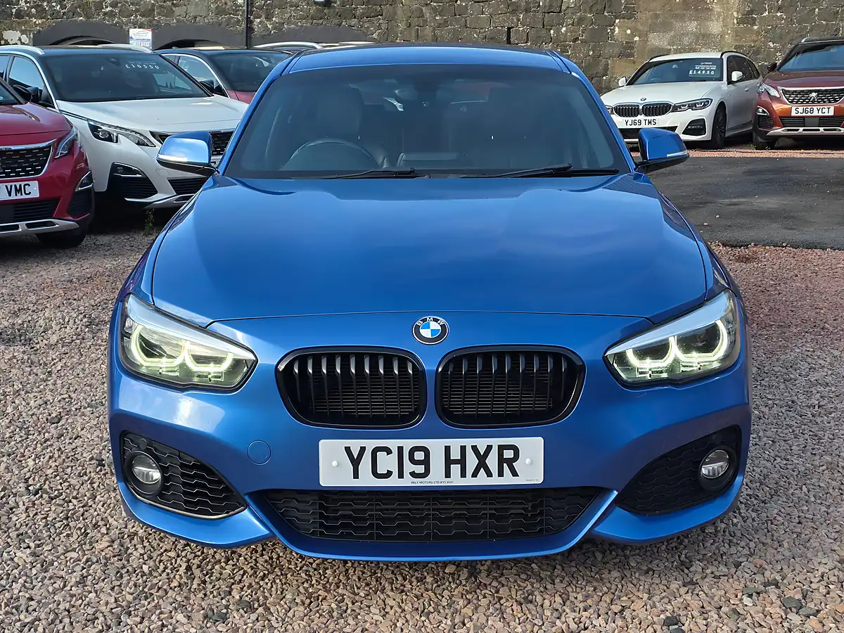 Used 2019 BMW 1 Series M Sport Shadow Edition Estoril Blue Metallic - Interior and Exterior details 3