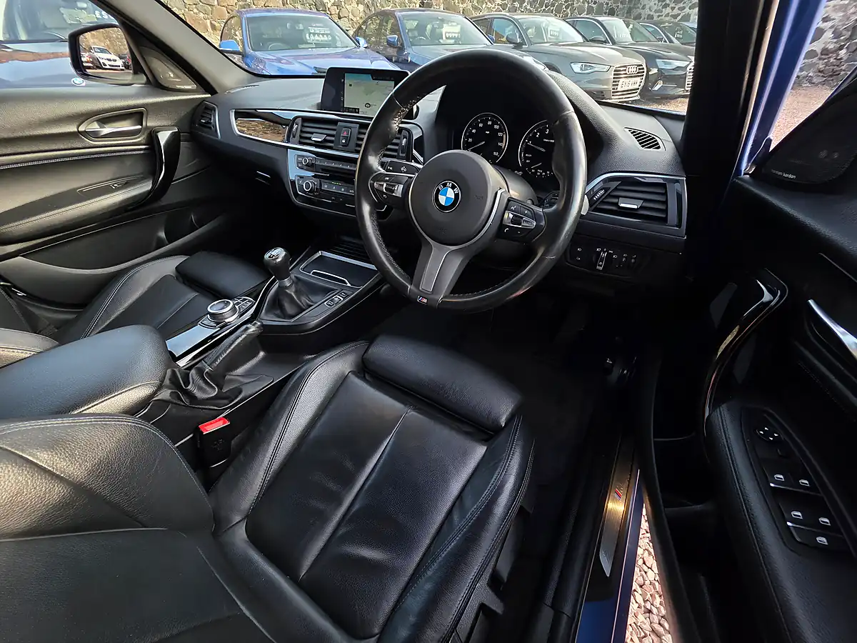 Used 2019 BMW 1 Series M Sport Shadow Edition Estoril Blue Metallic - Interior and Exterior details 8