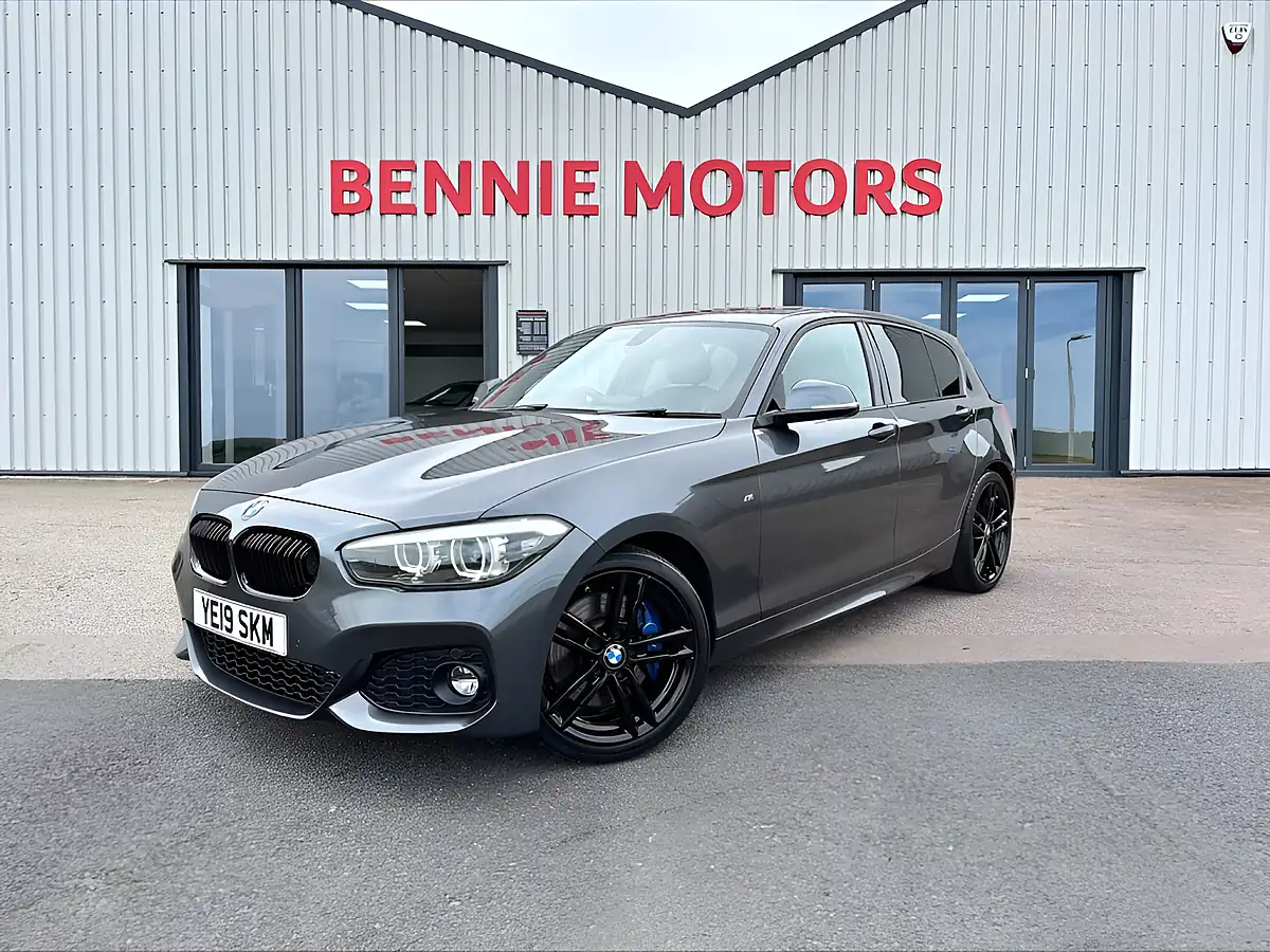 Used 2019 BMW 1 Series M Sport Shadow Edition Grey - Front View