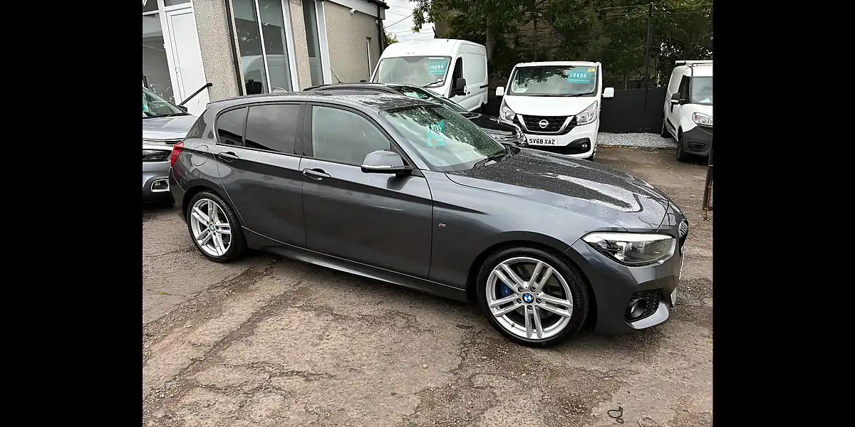 Used 2019 BMW 1 Series M Sport Shadow Edition Grey - Front View