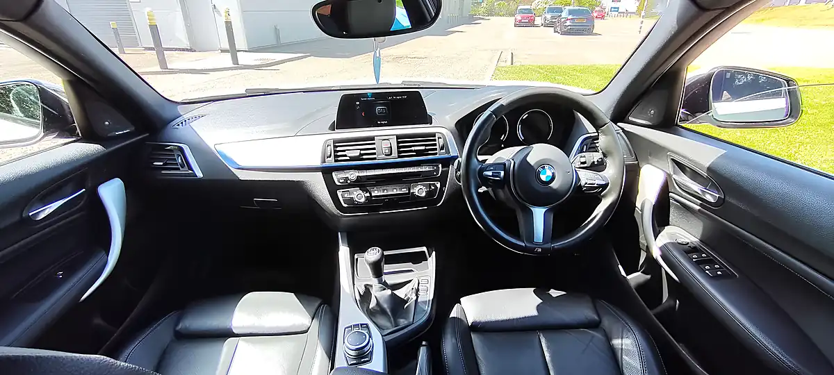 Used 2019 BMW 1 Series M Sport Shadow Edition White - Interior and Exterior details 14
