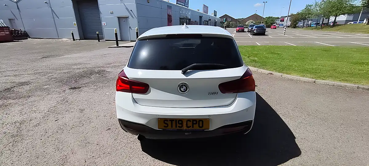Used 2019 BMW 1 Series M Sport Shadow Edition White - Interior and Exterior details 4