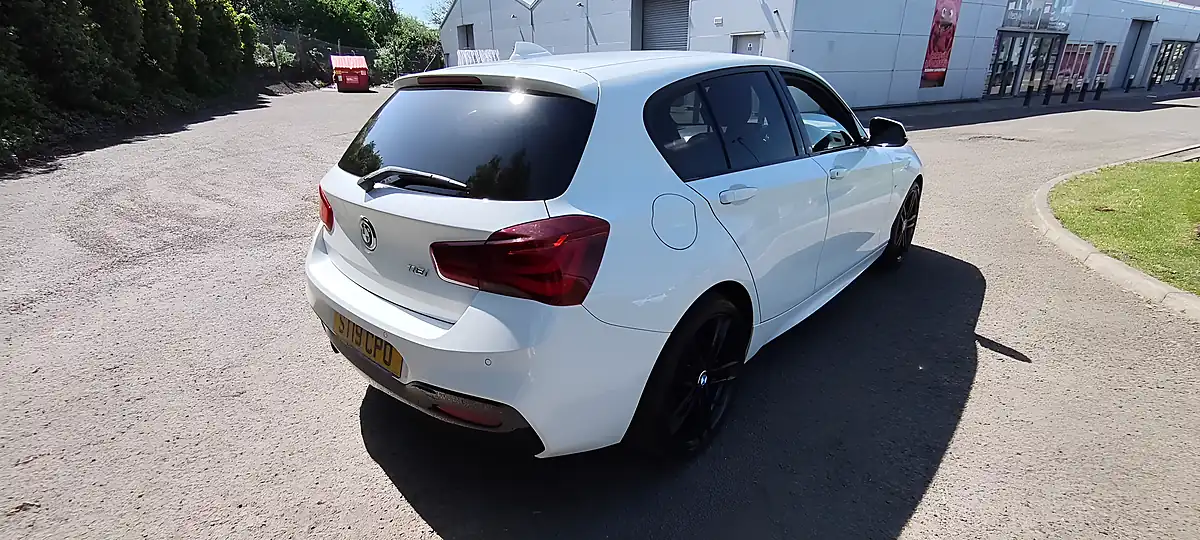 Used 2019 BMW 1 Series M Sport Shadow Edition White - Interior and Exterior details 5