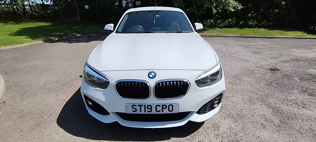 Used 2019 BMW 1 Series M Sport Shadow Edition White - Interior and Exterior details 8