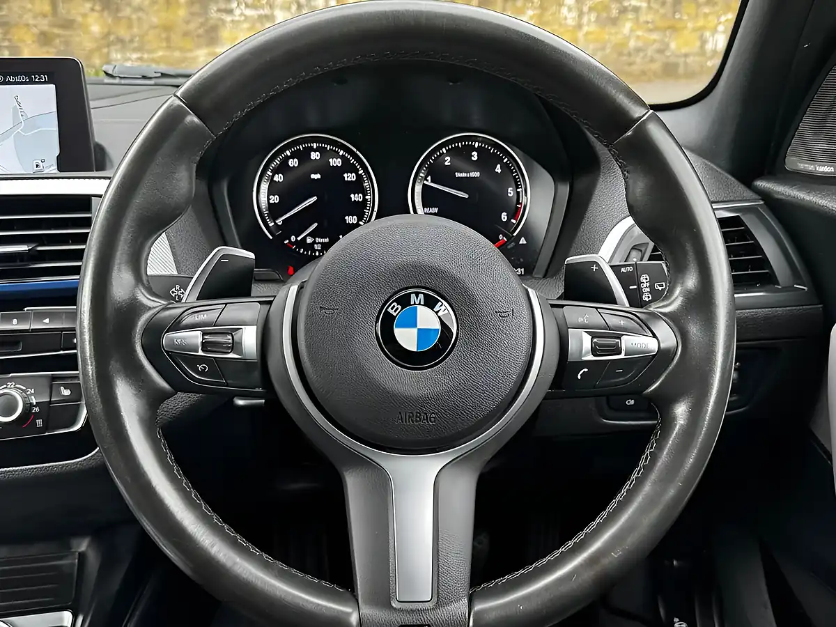Used 2019 BMW 1 Series M Sport Shadow Edition White - Interior and Exterior details 4