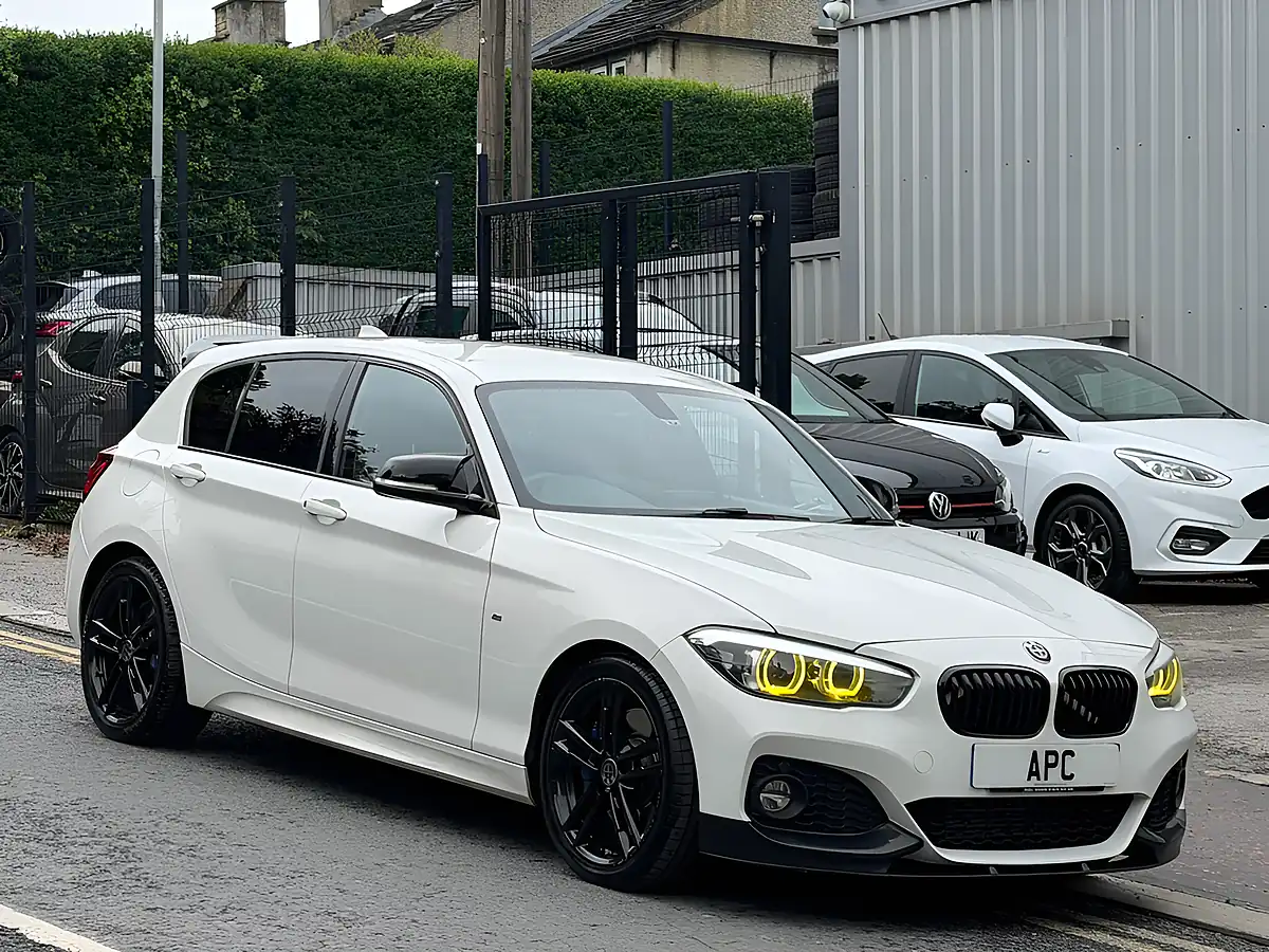 Used 2019 BMW 1 Series M Sport Shadow Edition White - Interior and Exterior details 11