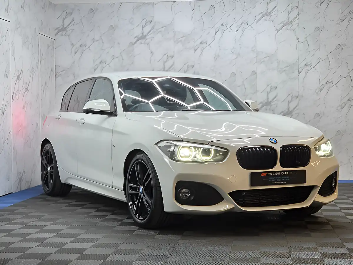 Used 2019 BMW 1 Series M Sport Shadow Edition White - Front View