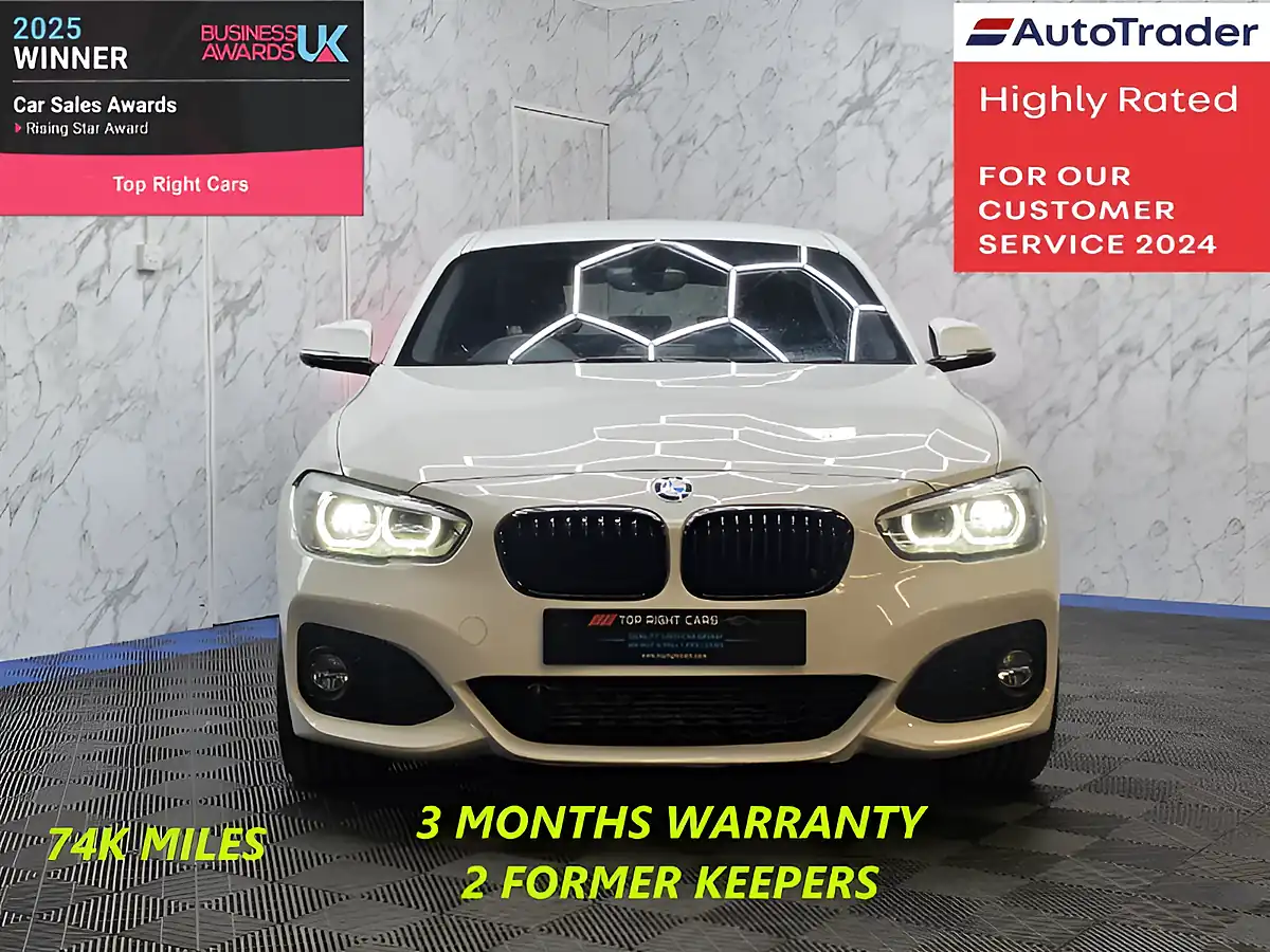 Used 2019 BMW 1 Series M Sport Shadow Edition White - Interior and Exterior details 2