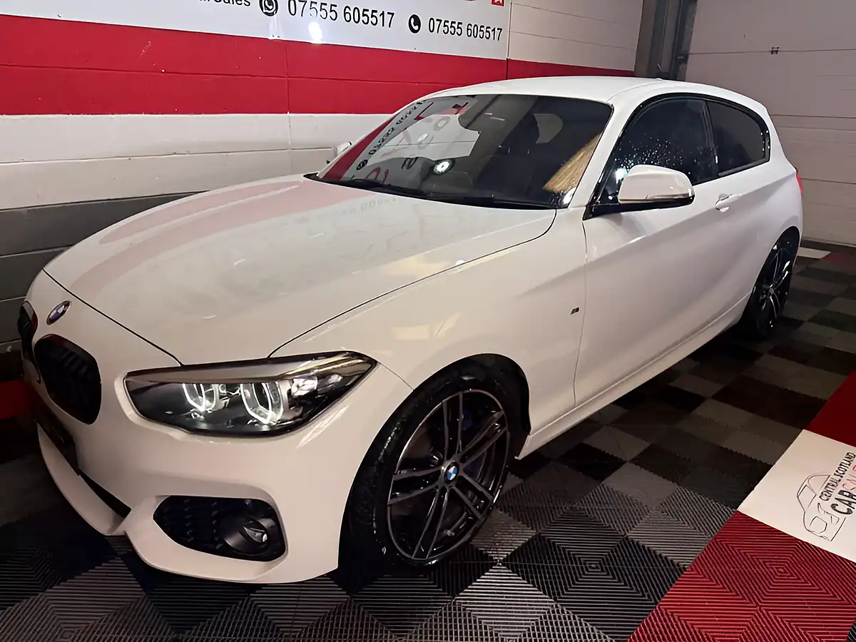 Used 2019 BMW 1 Series M Sport Shadow Edition White - Interior and Exterior details 4