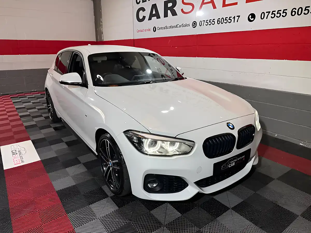 Used 2019 BMW 1 Series M Sport Shadow Edition White - Interior and Exterior details 5