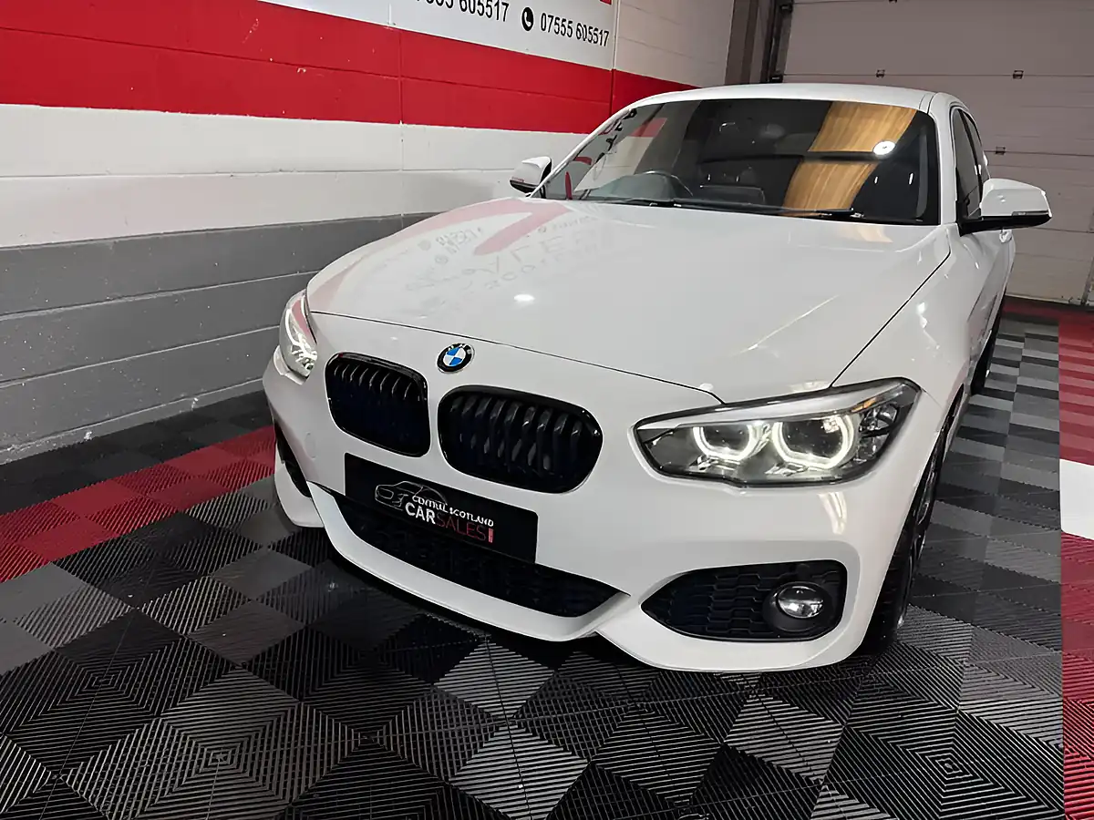 Used 2019 BMW 1 Series M Sport Shadow Edition White - Interior and Exterior details 6