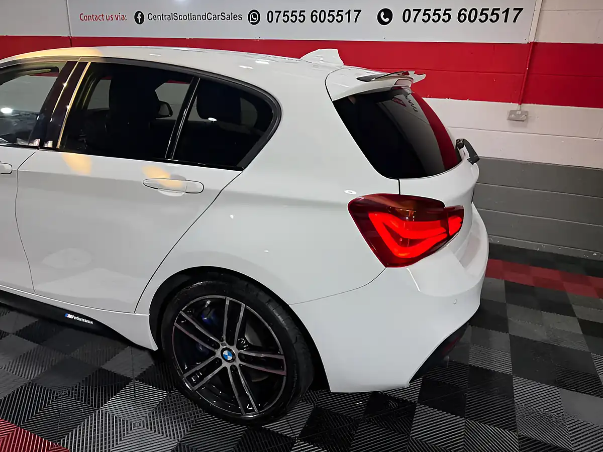 Used 2019 BMW 1 Series M Sport Shadow Edition White - Interior and Exterior details 9