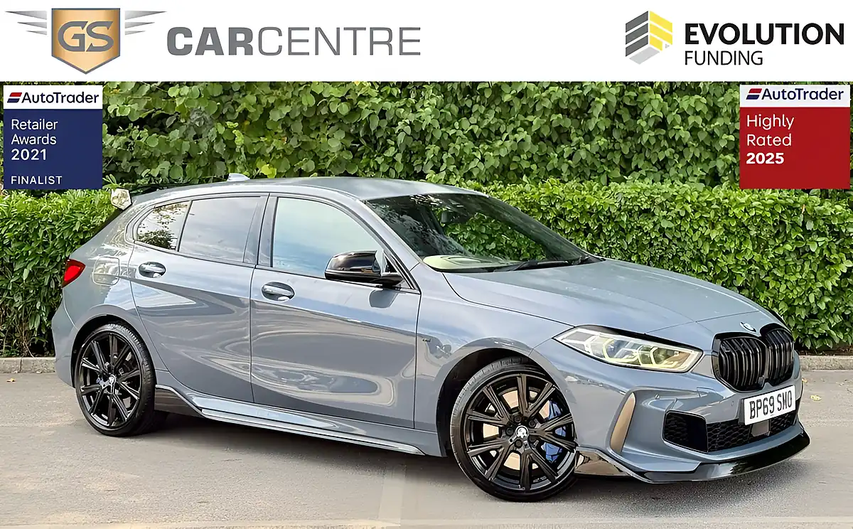 Used 2019 BMW 1 Series M135i Grey - Front View