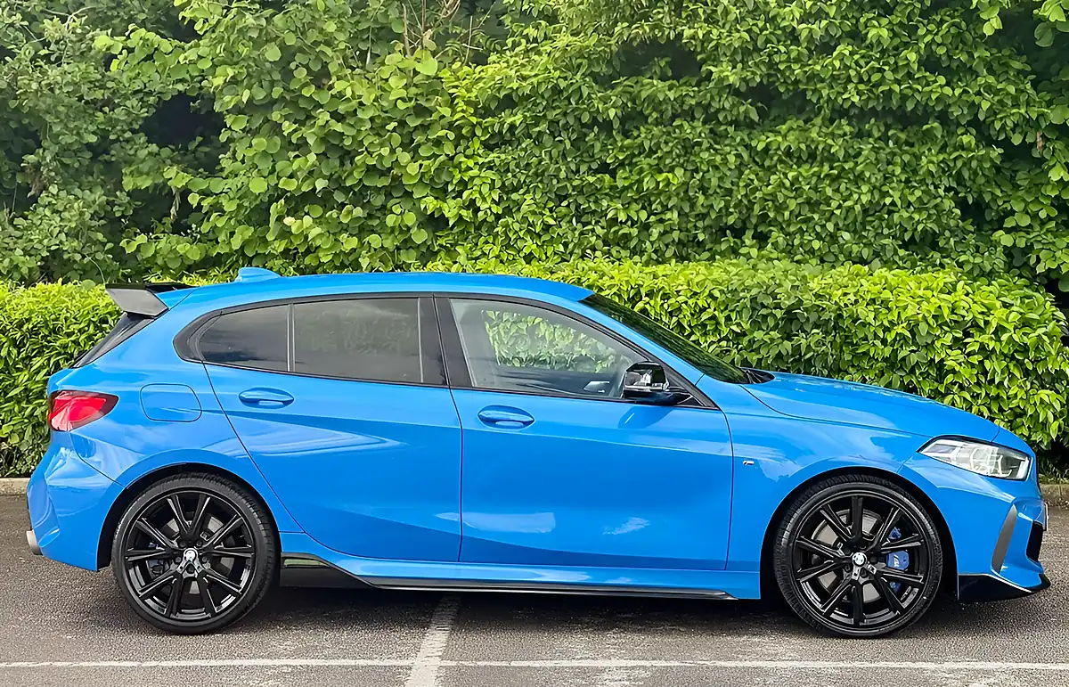 Used 2019 BMW 1 Series M135i Misano Blue - Interior and Exterior details 15