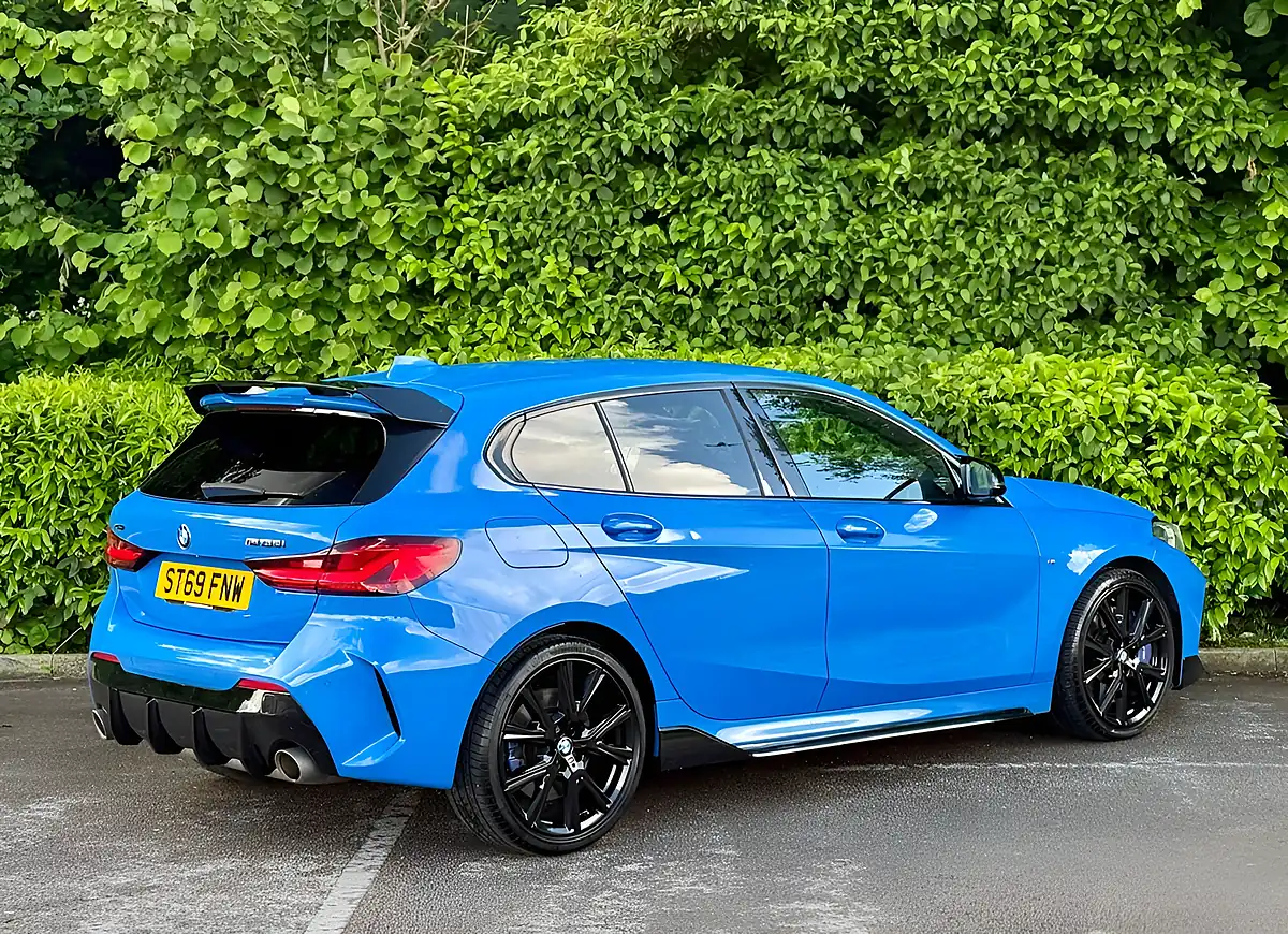 Used 2019 BMW 1 Series M135i Misano Blue - Interior and Exterior details 4