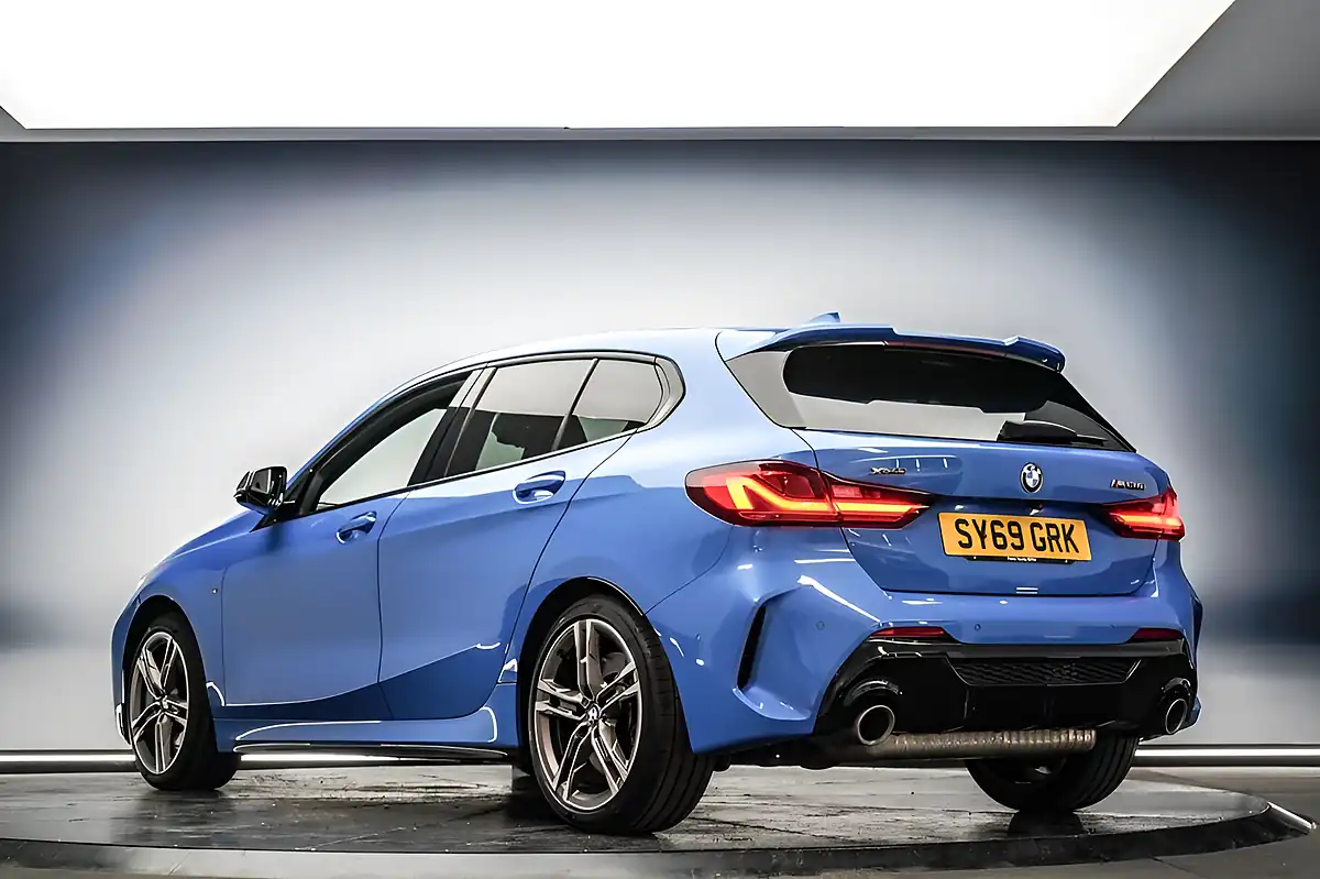 Used 2019 BMW 1 Series M135i Misano Blue - Interior and Exterior details 4