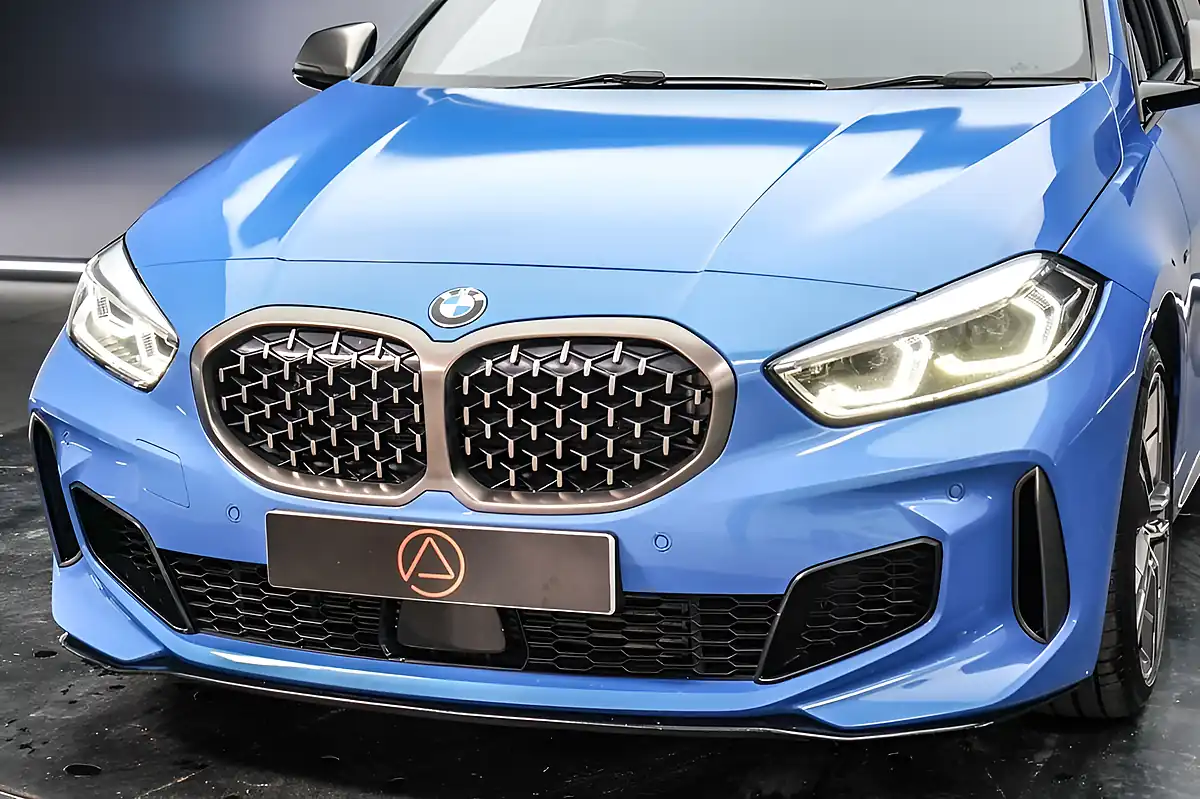 Used 2019 BMW 1 Series M135i Misano Blue - Interior and Exterior details 8
