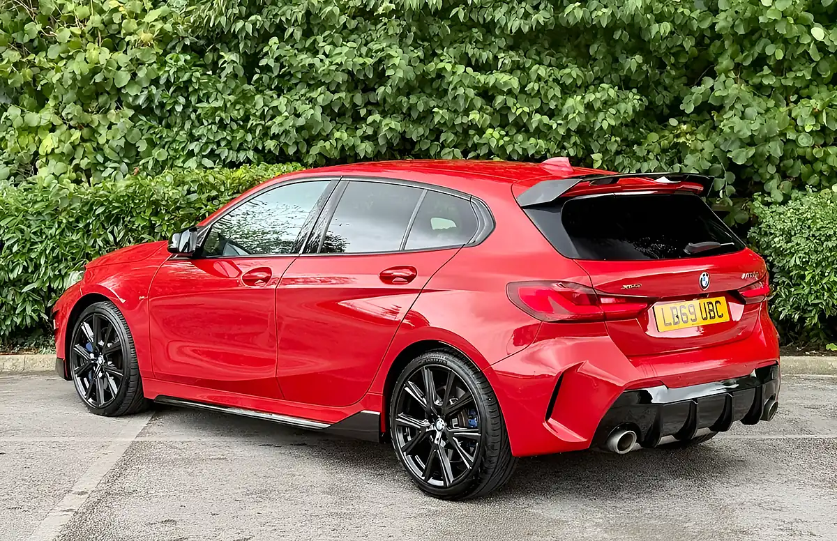 Used 2019 BMW 1 Series M135i Red - Interior and Exterior details 3