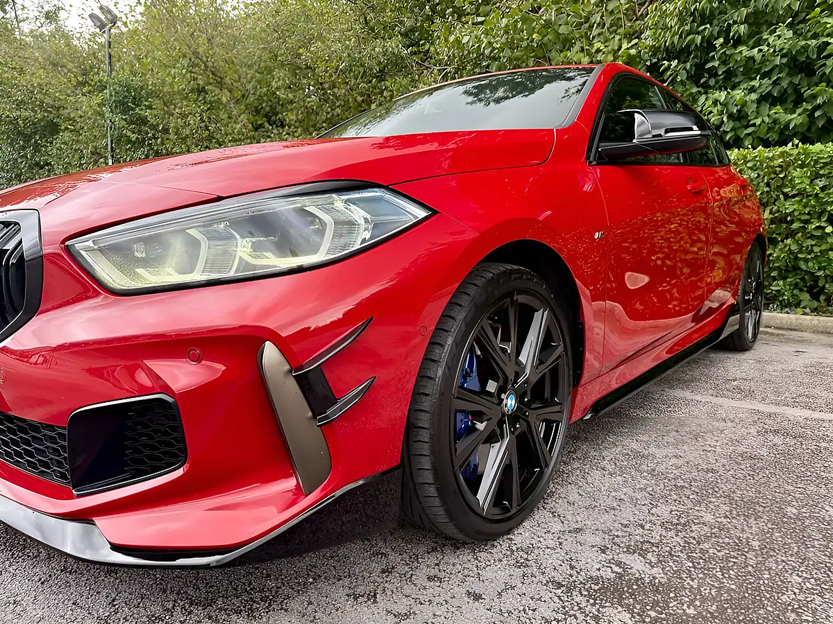 Used 2019 BMW 1 Series M135i Red - Interior and Exterior details 5