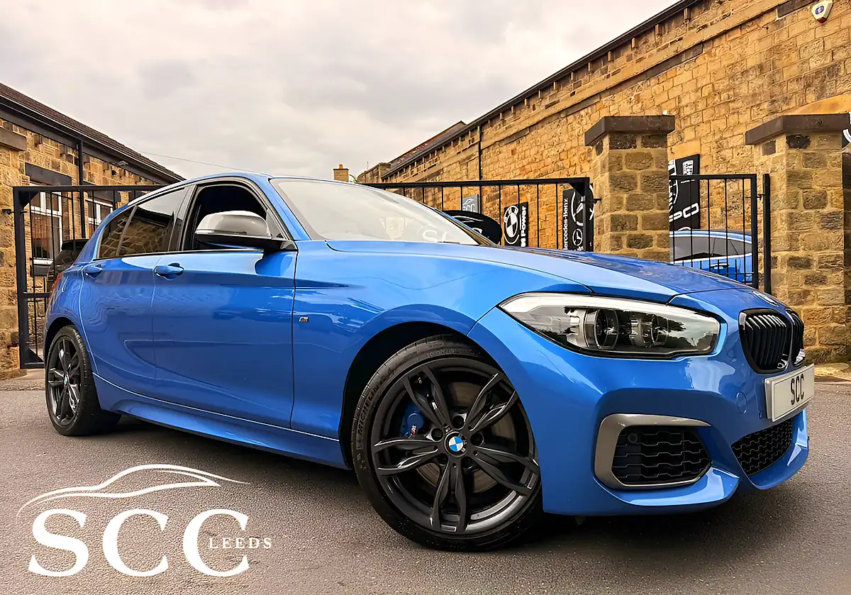 Used 2019 BMW 1 Series Shadow Edition Estoril Blue - Front View