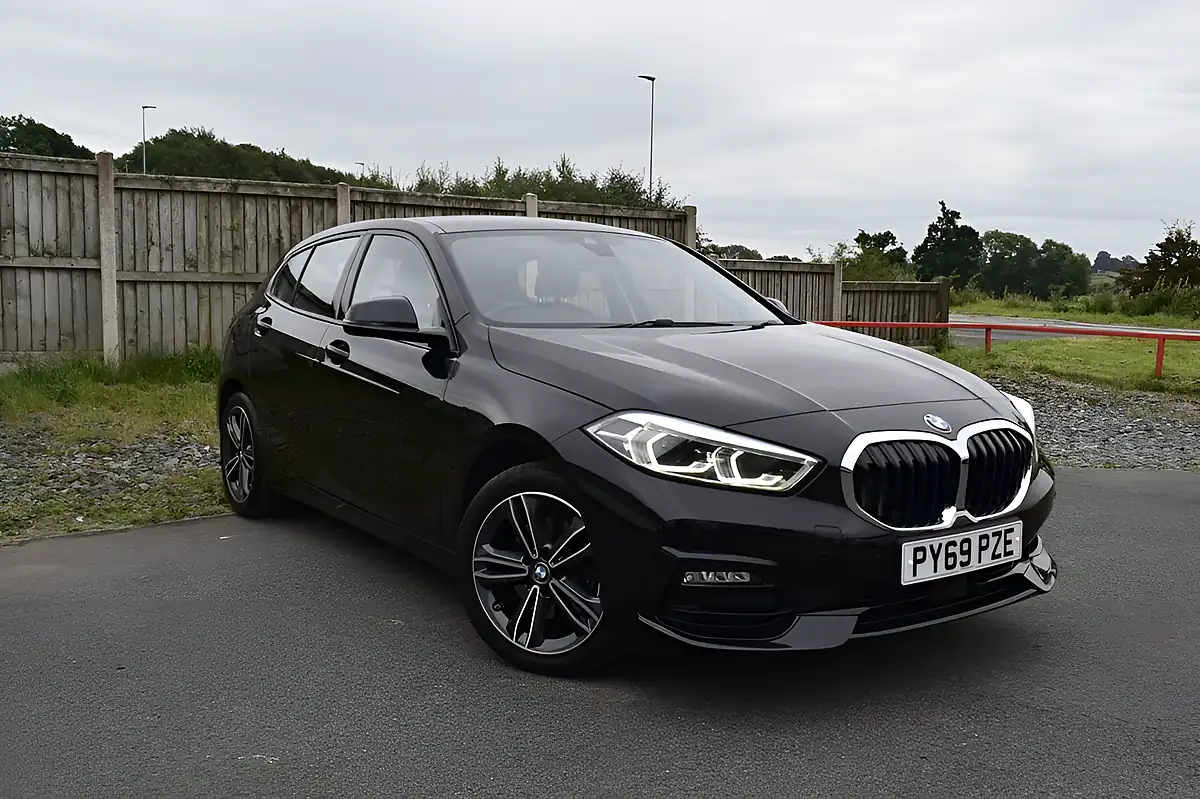 Used 2019 BMW 1 Series Sport Black - Front View