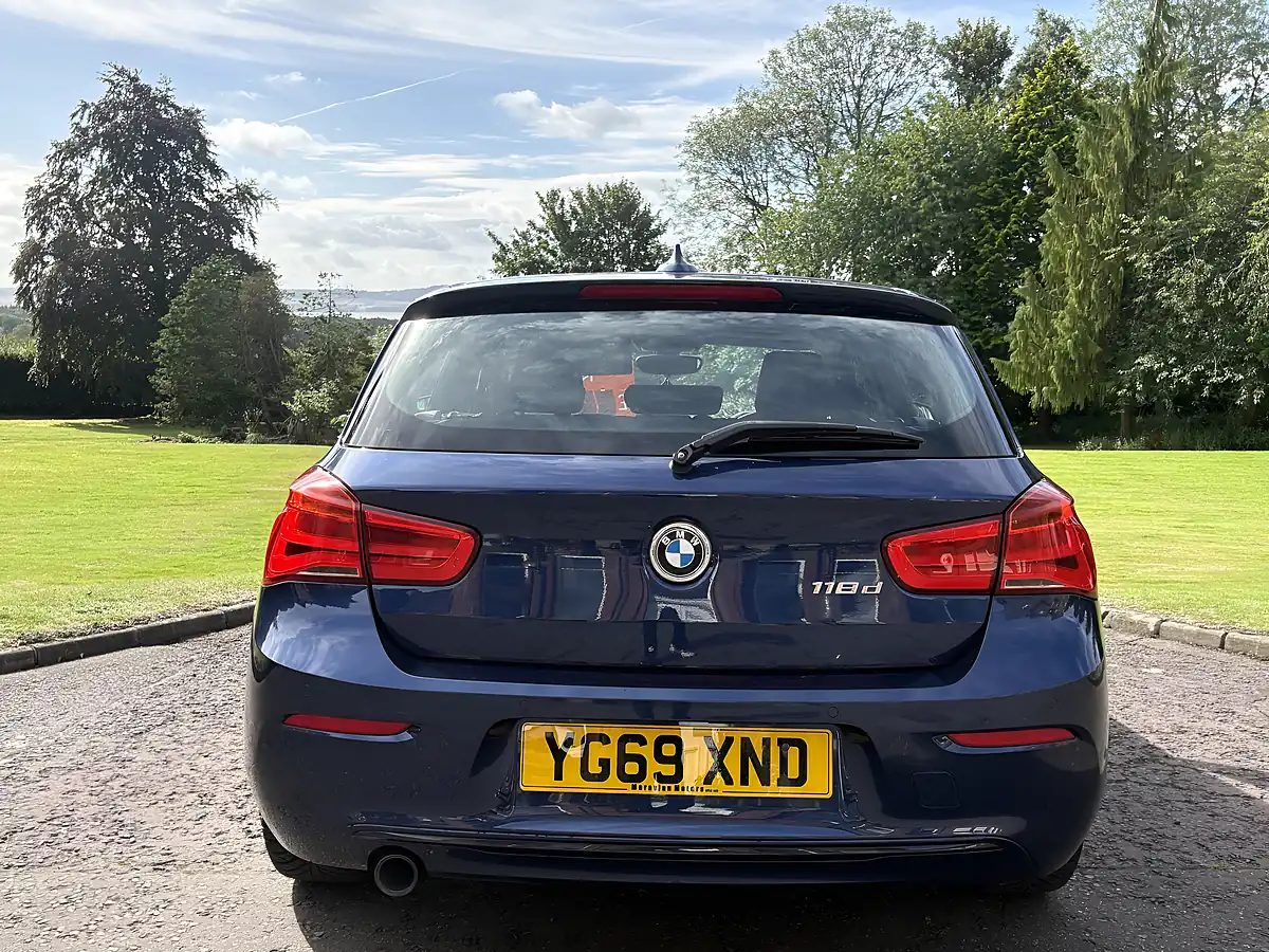 Used 2019 BMW 1 Series Sport Blue - Interior and Exterior details 13