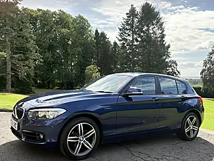 Used 2019 BMW 1 Series Sport Blue - Interior and Exterior details 3
