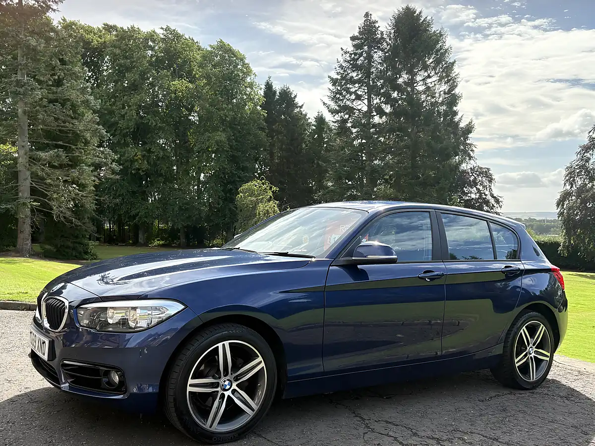 Used 2019 BMW 1 Series Sport Blue - Interior and Exterior details 3