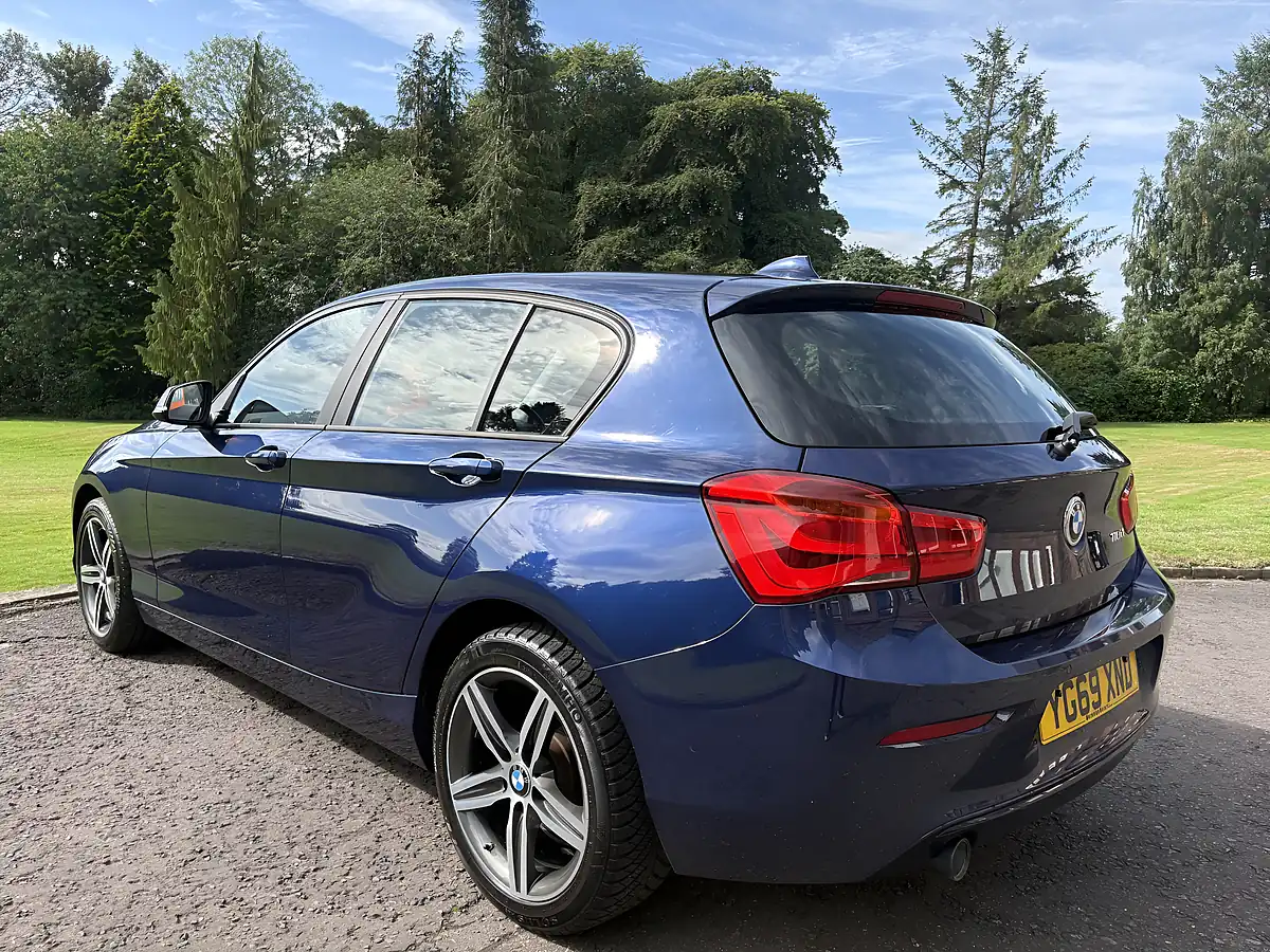 Used 2019 BMW 1 Series Sport Blue - Interior and Exterior details 4