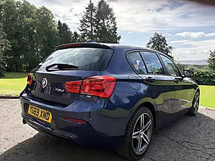 Used 2019 BMW 1 Series Sport Blue - Interior and Exterior details 5
