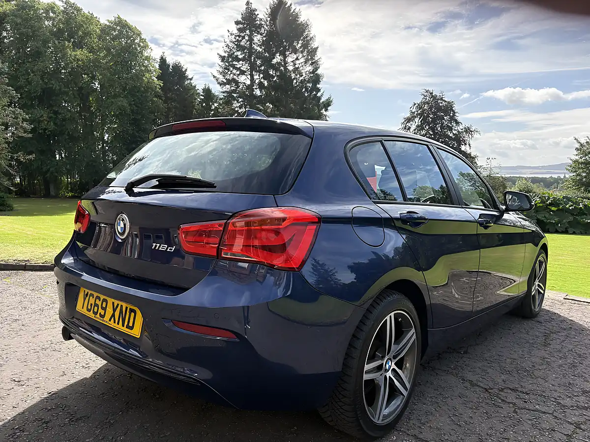 Used 2019 BMW 1 Series Sport Blue - Interior and Exterior details 5