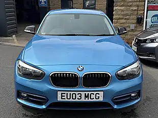 Used 2019 BMW 1 Series Sport Seaside Blue - Interior and Exterior details 2