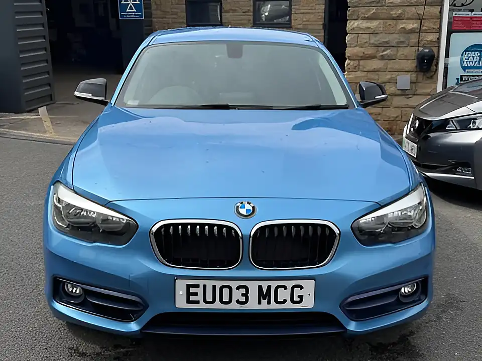 Used 2019 BMW 1 Series Sport Seaside Blue - Interior and Exterior details 2