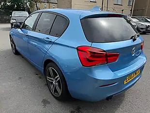Used 2019 BMW 1 Series Sport Seaside Blue - Interior and Exterior details 4