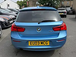 Used 2019 BMW 1 Series Sport Seaside Blue - Interior and Exterior details 5