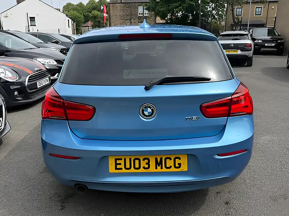 Used 2019 BMW 1 Series Sport Seaside Blue - Interior and Exterior details 5