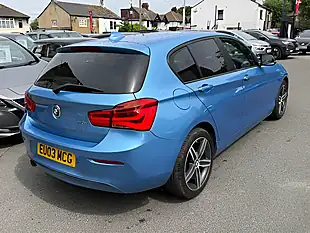 Used 2019 BMW 1 Series Sport Seaside Blue - Interior and Exterior details 7