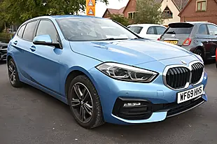 Used 2019 BMW 1 Series Sport Seaside Blue - Interior and Exterior details 2
