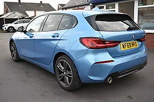 Used 2019 BMW 1 Series Sport Seaside Blue - Interior and Exterior details 4