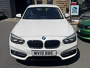 Used 2019 BMW 1 Series Sport White - Interior and Exterior details 2