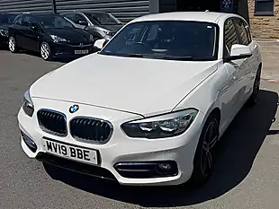 Used 2019 BMW 1 Series Sport White - Interior and Exterior details 3
